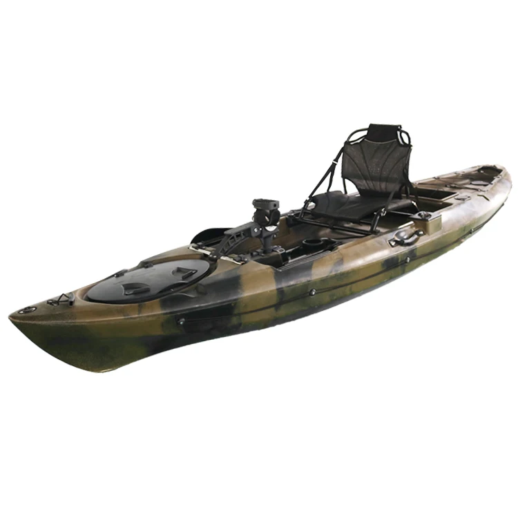 Cheap Plastic Canoe Ocean Kayak With Pedales Sit On Top Foot Pedal Power Fishing Kayak For Sale