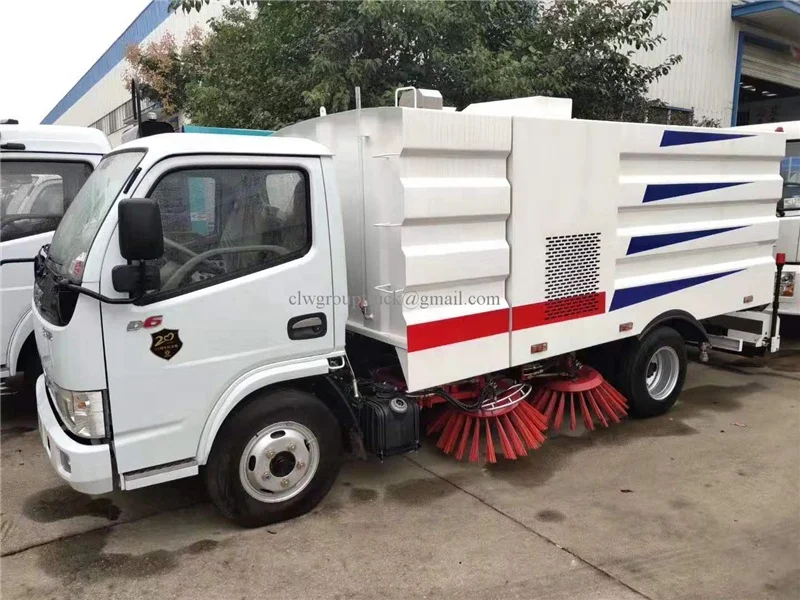 Dongfeng 4x2 Water Cleaning Street Vacuum Airport Runway Sweeper Truck Sale