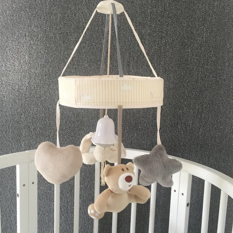 Яркий и Красочный Милый фетр детский мобильный для детской Декор войлочные Звезды Луна облака детские игрушки