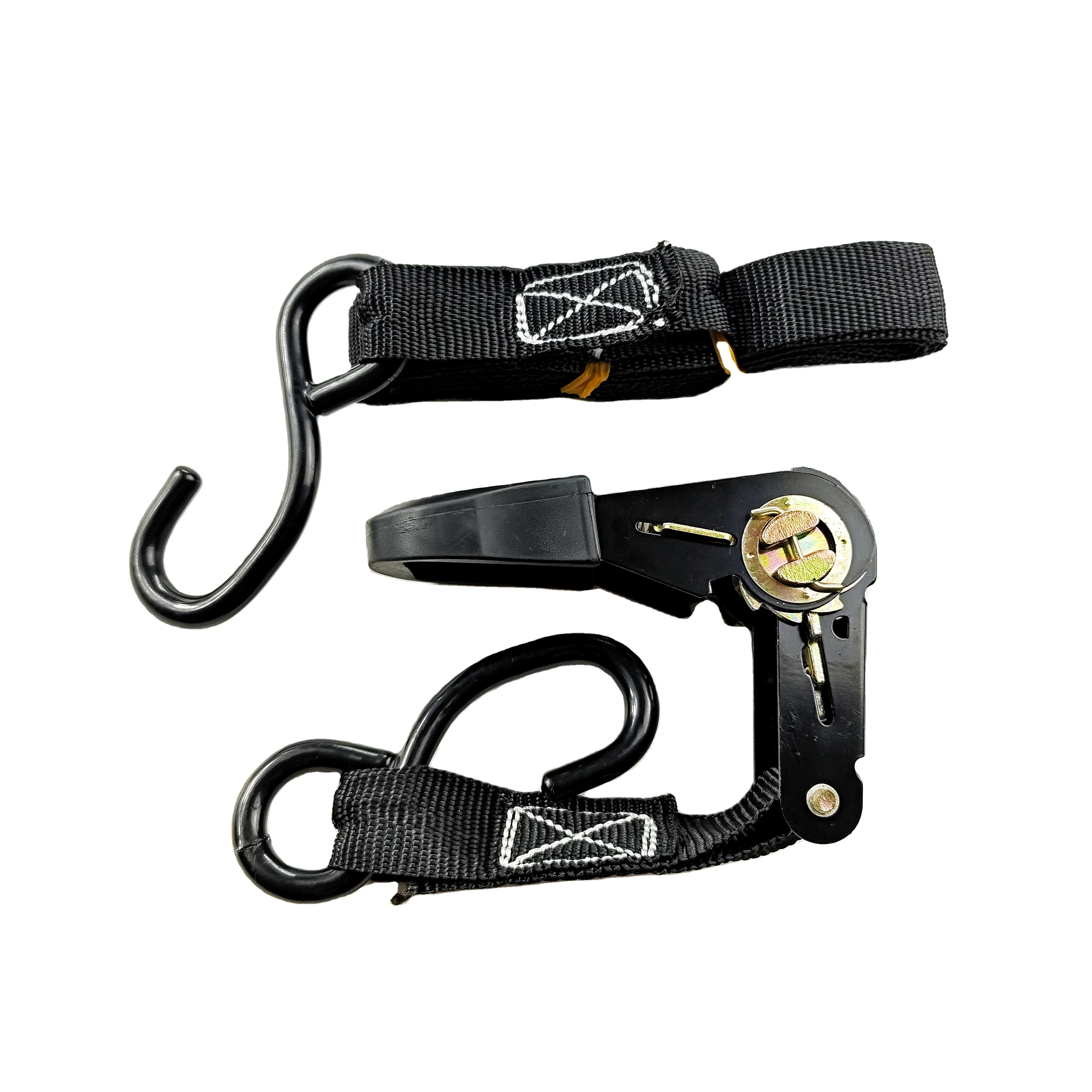 Heavy Duty Polyester/Nylon/HDPE Safety Cargo Net Ratchet Tie Downs Custom Cut Large Capacity Pickup SUV Van Truck Cargo Control