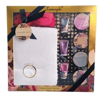 OEM Wholesale Bath & Shower Gift Sets Body Butter Ultimate Bath Collection Shower Spa Body Care Bath Gift Set Hand Cream