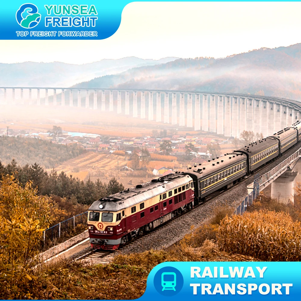 Отличный железнодорожный поезд Китайский грузовой транспорт в Лаос DDU/DDP/CIF доставка от двери