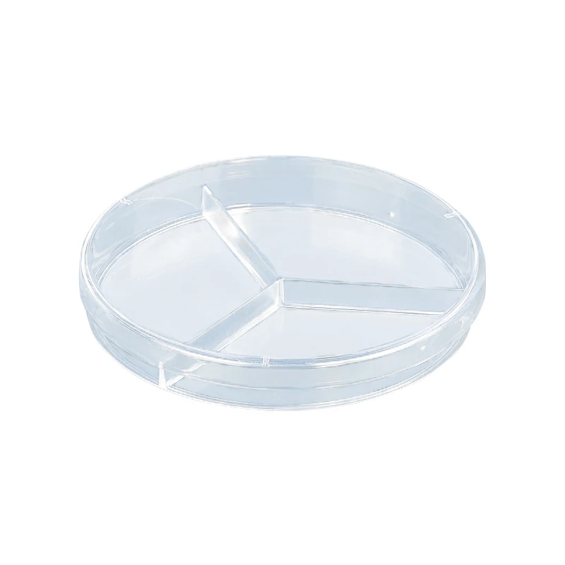 60mm 90mm 100mm 150mm Muti Room High Transparent Plastic Sterile Petri Dish