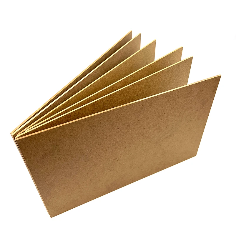 MDF with Melamine Film Sheet Melamine Laminated MDF Board for Furniture and Kitchen Cabinet