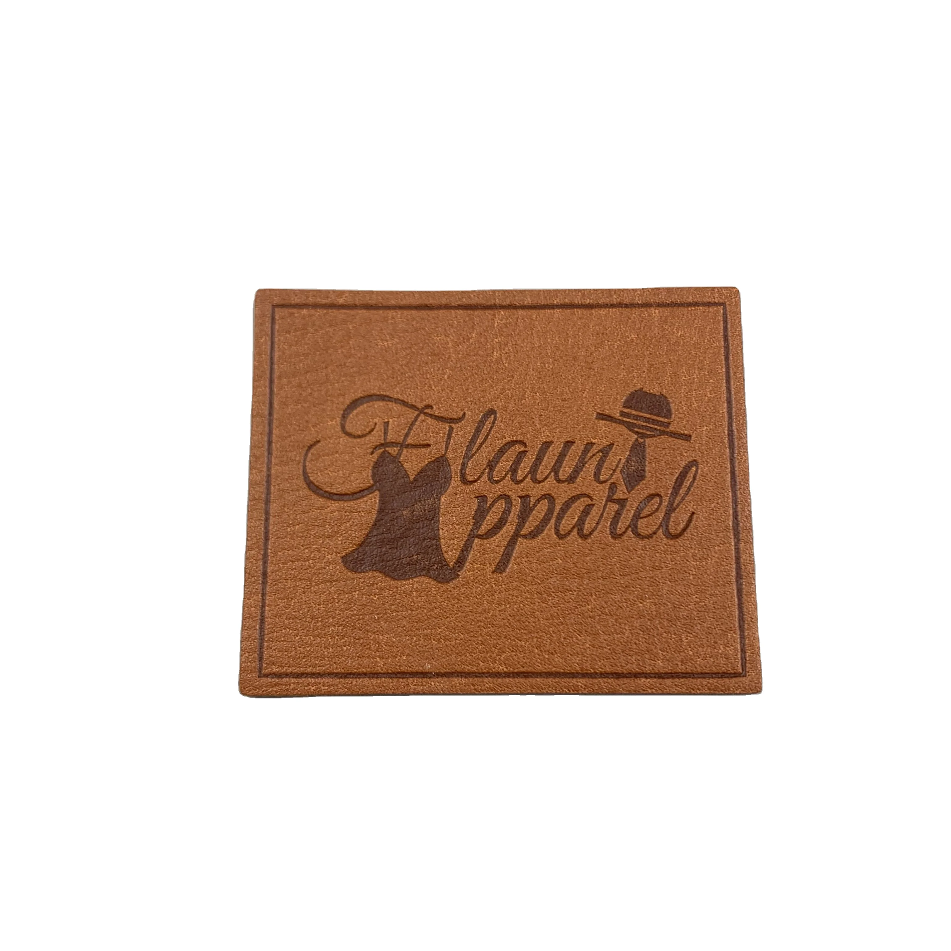 High Quality Lower Price Custom Logo Hot Stamping Jeans Embossed Real Leather Label Patches PU patches
