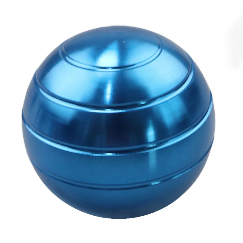 HUAMJ Novelty Desktop Rotating Round Stress Relief Antistress Metal Fidget Spinner