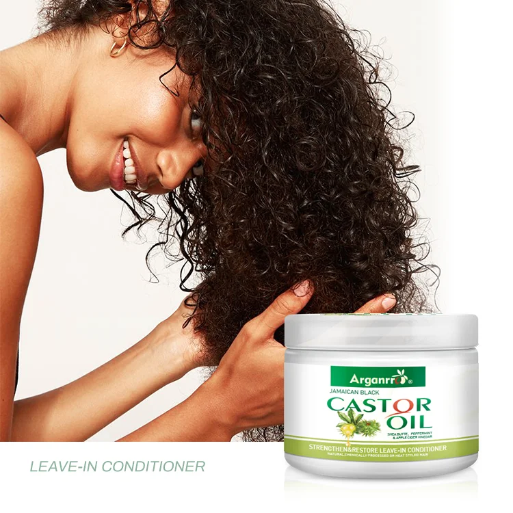 Фирменный кондиционер для натуральных волос Jamaican, черное касторовое масло, оставьте кондиционер для африканских волос, разделите концы, окрашивайте вьющиеся
