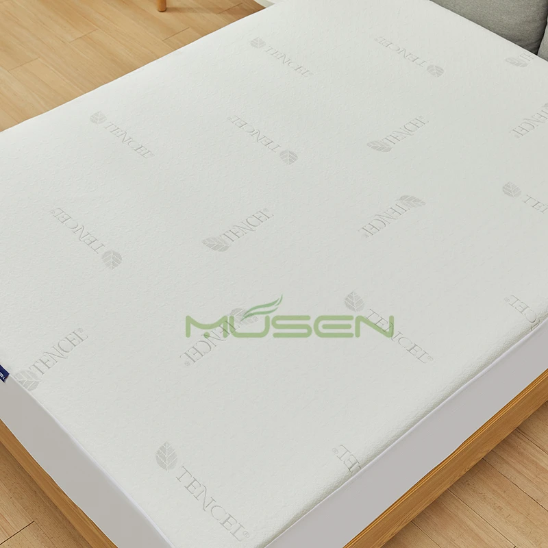 Jacquard Tencel Mattress Protector-Soft and Noiseless - Waterproof and Hypoallergenic