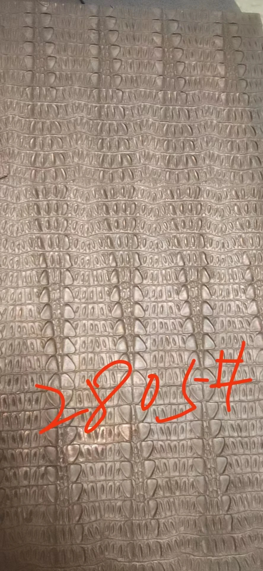 Customized crocodile patterns embossing plate for leather tannery press machine