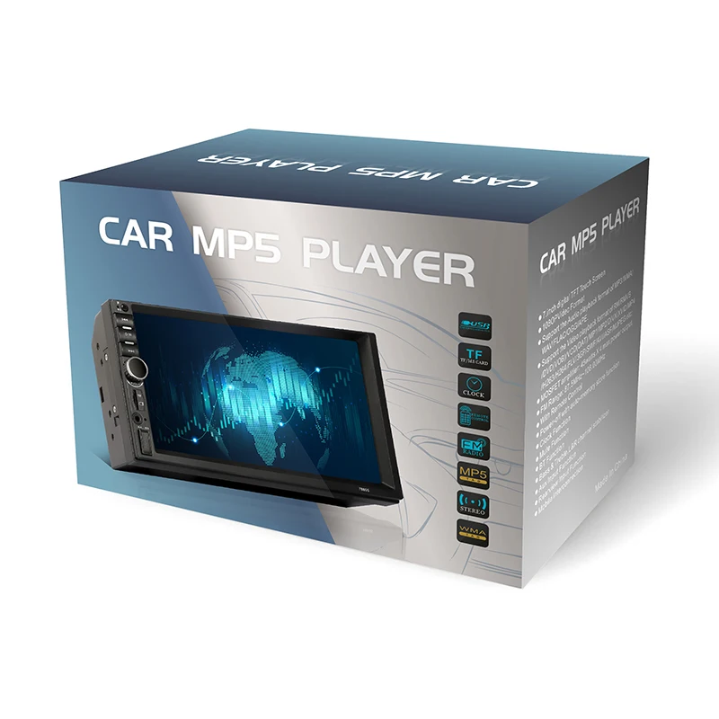  Универсальный 7-дюймовый Gps навигационная система Dvd музыкальный плеер головное устройство двойной Din стерео Android радио для