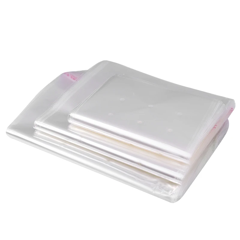 Factory Supply Food Grade Self-Sealing Adhesive Flat Bag Clear Plastic for Fruits and Vegetables Bag