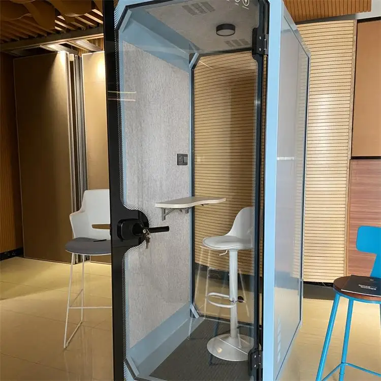 Custom Made private booth soundproof portab recording booth movable soundproof acoustic booth for recording studio