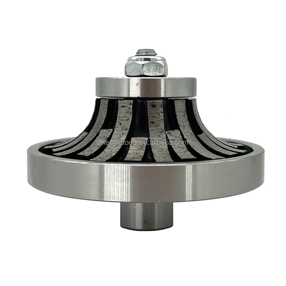 Crawnedeagle Demi Bullnose Stone Edge Tools B10/B20/B30/B40 Diamond Marble Router Bits For Angle Grinder