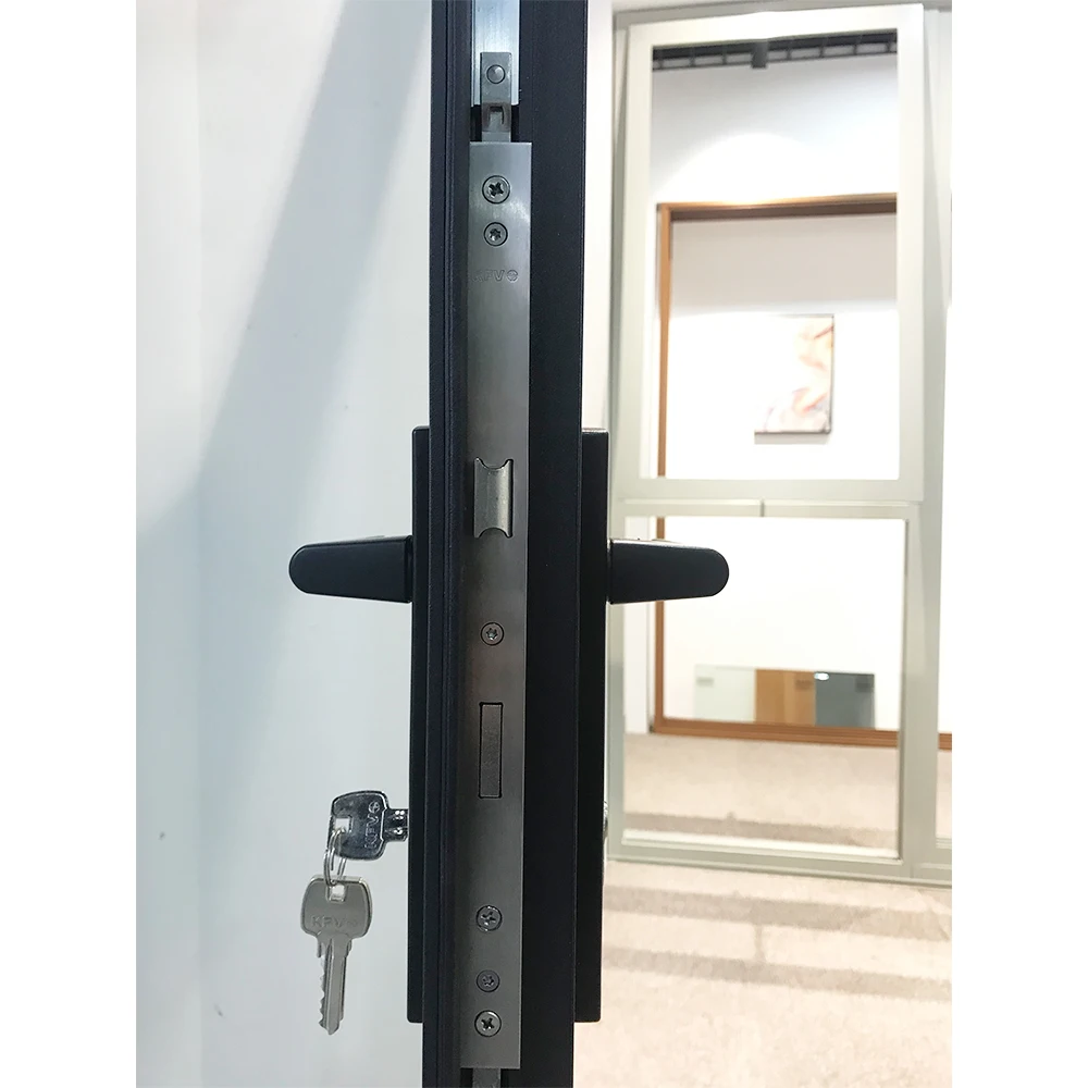 Acoustic OTIC 40  energy rating aluminum French doors triple soundproof glass