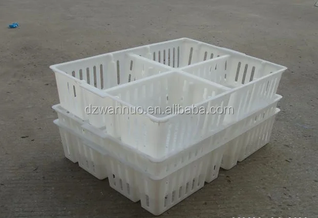 Live курица Клетка для цыплят пластиковую коробку птицы пластиковые транспортный ящик утка куриный