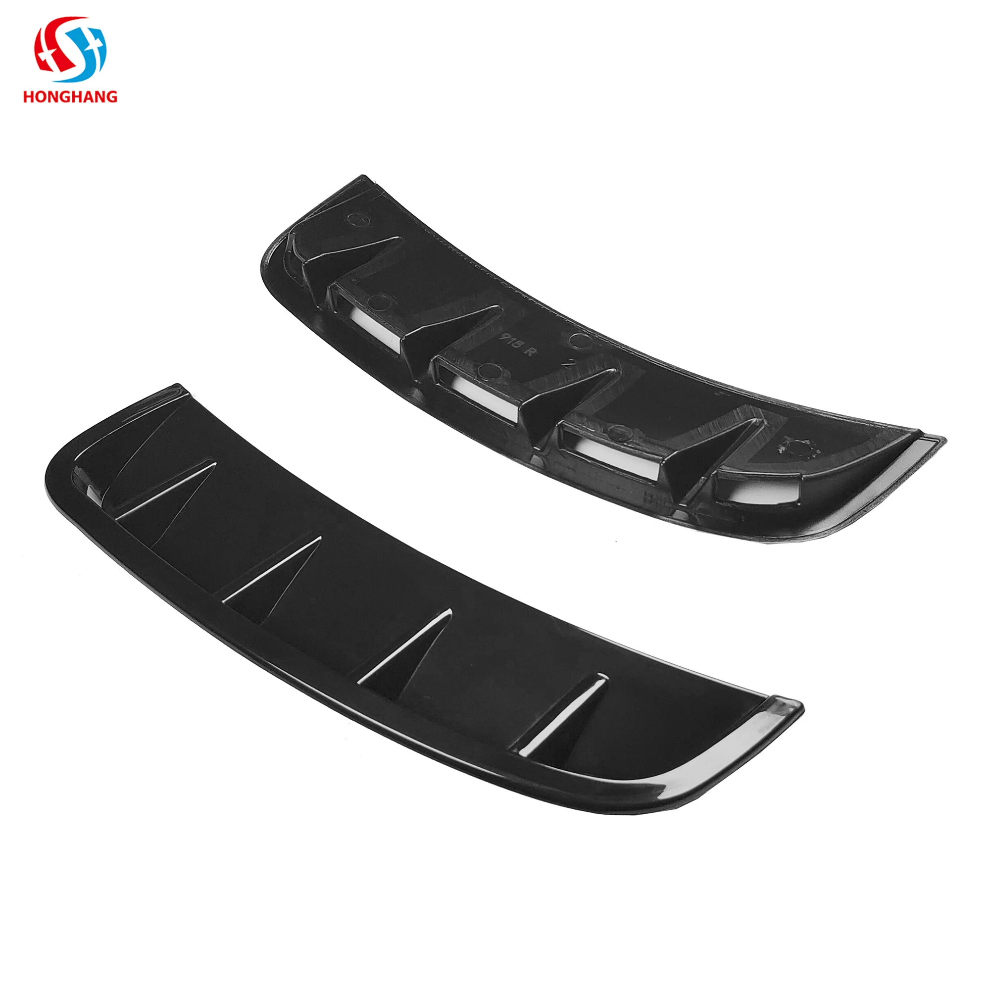 Honghang Factory Universal Car Fender Side Vents Air Flow Intake Grille Sticker Trim Cover Decoration Type G Carbon Fiber