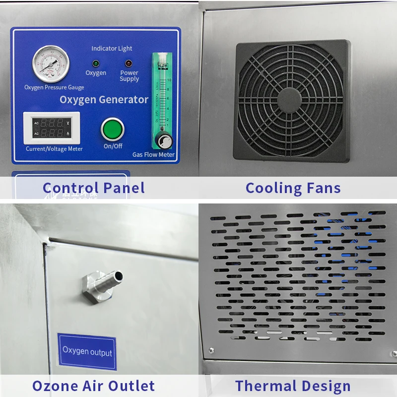 Qlozone high productivity gas generation equipment oxygen concentrator 15l oxygen generator for aquaculture
