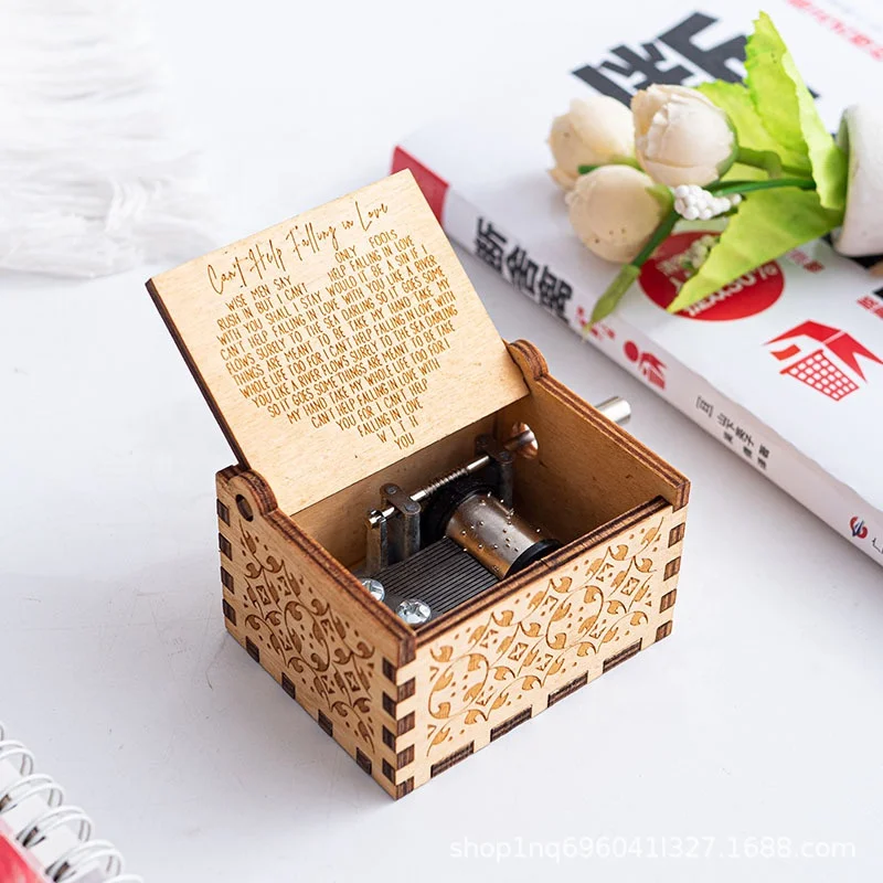 Wholesale Wooden Music Box Customize Art Christmas Music Box