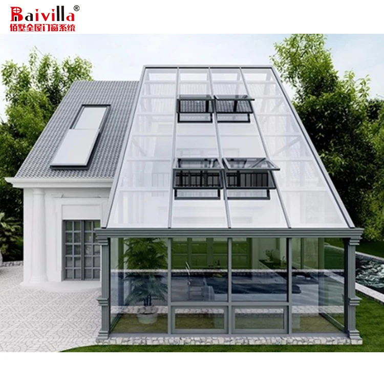 Hot sale factory direct sunroom manufacture glass furniture sets With Lowest Price