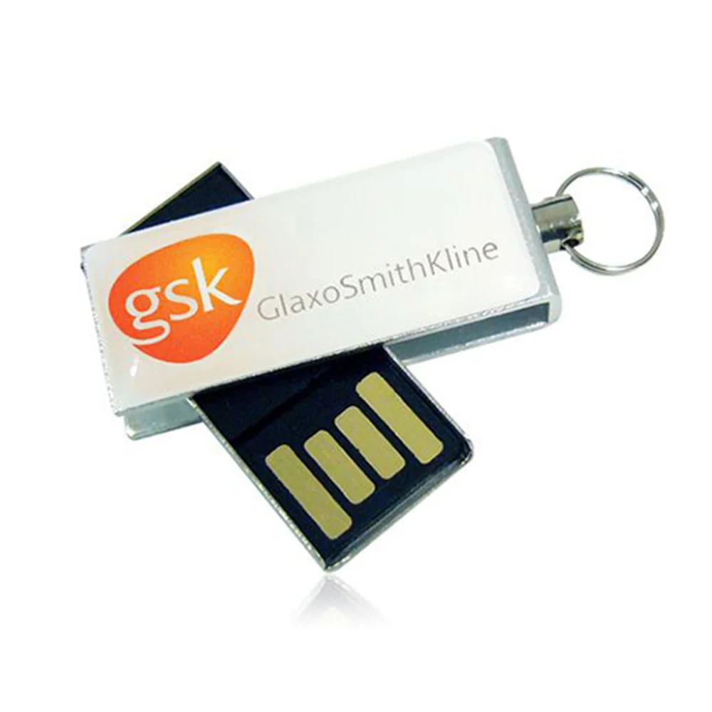 Wholesale Mini Memory Stick 4 8 16 32 64 Gb With Free Laser Engraving Logo Mini Usb Flash Drives Mini Rotary Usb Stick
