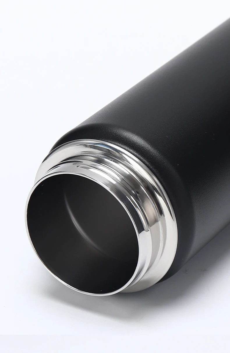 2023 New Design Wide Mouth Vacuum Water Bottle Flask Double Layer Water Bottle Stainless Steel Insulated Water Bottles