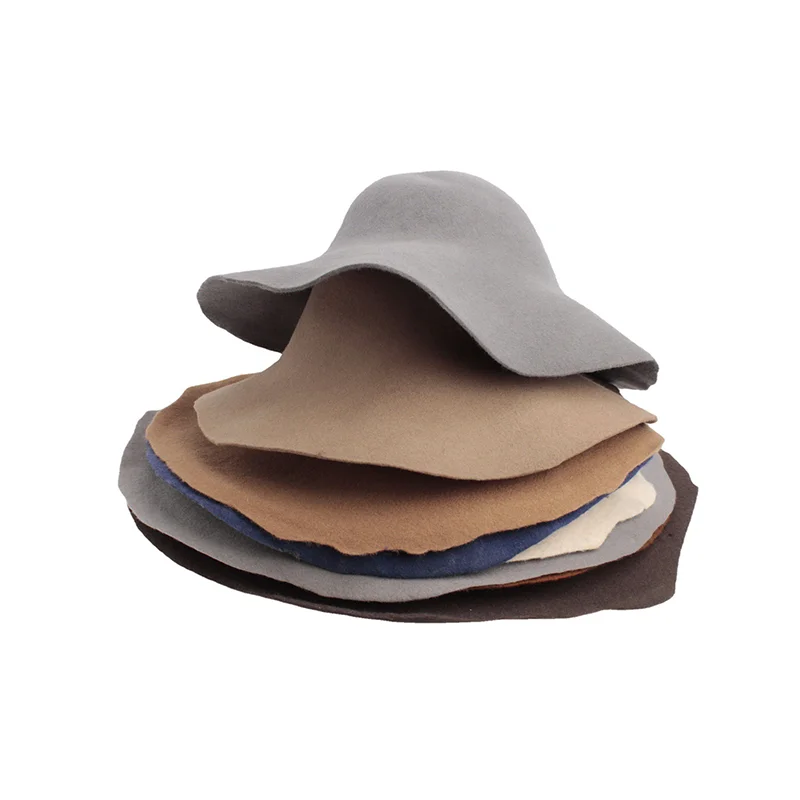 Hot Sale 100% Wool Felt Fedora Hat Body Hat Cone Capeline