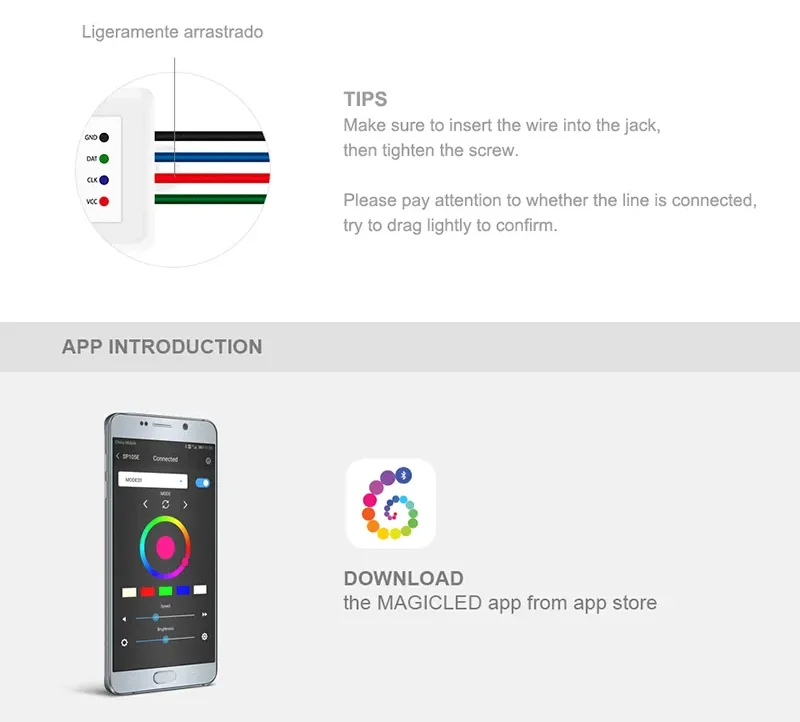 Aluminum profile led strip light DC5V-24V rgbw dmx512b led programmable controller
