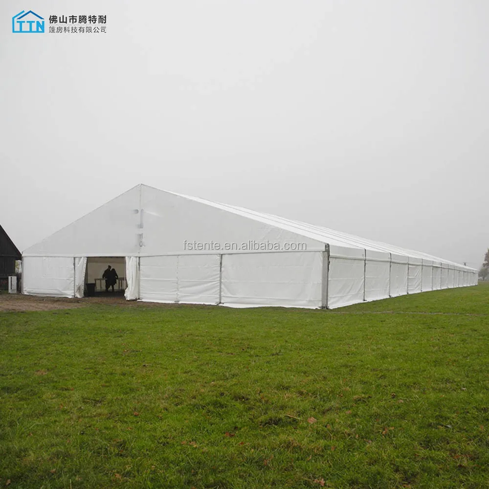 500 people aluminum permanent transparent glass marquee wedding party tent