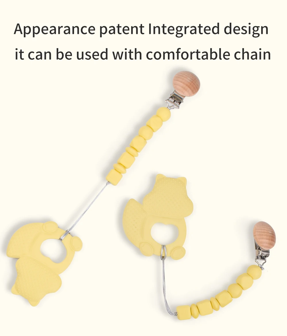 2022 New Oem&odm Teething Toys Teethers For Babies Beige Bunny Wood Crochet Classic Rattle And Teether Grasping Activity Toy