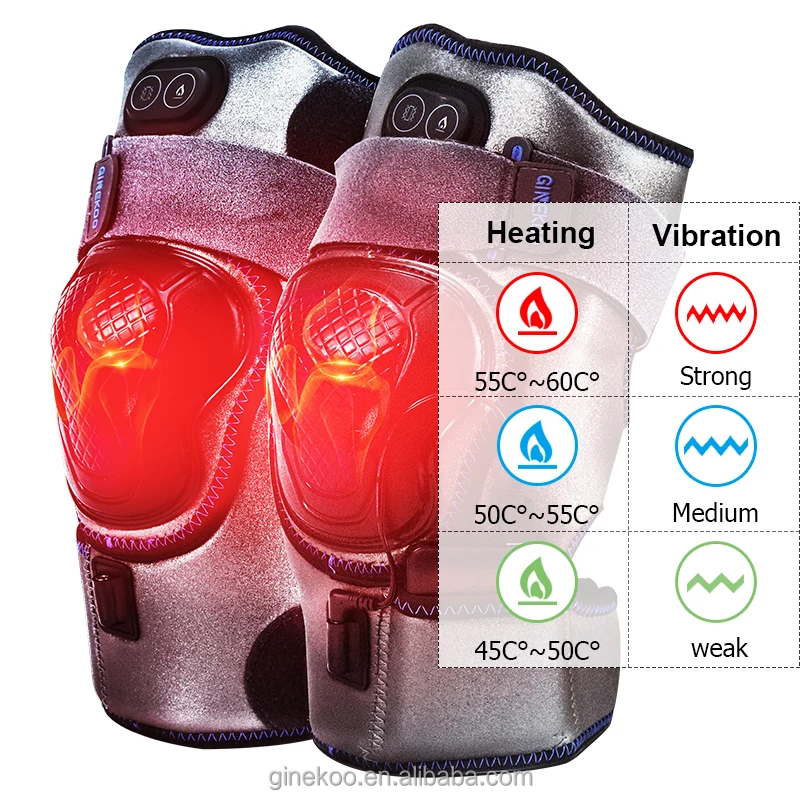 High Quality can be massaged by vibration and heated to keep warm USB Self  Heating Pad Knee Brace