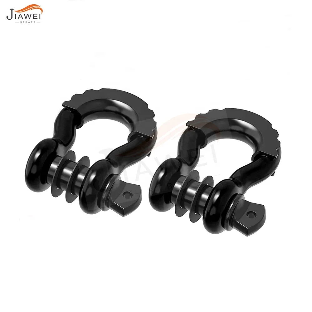 
high quality heavy duty 4.75t D Ring Bow Shackle shackle 4x4 