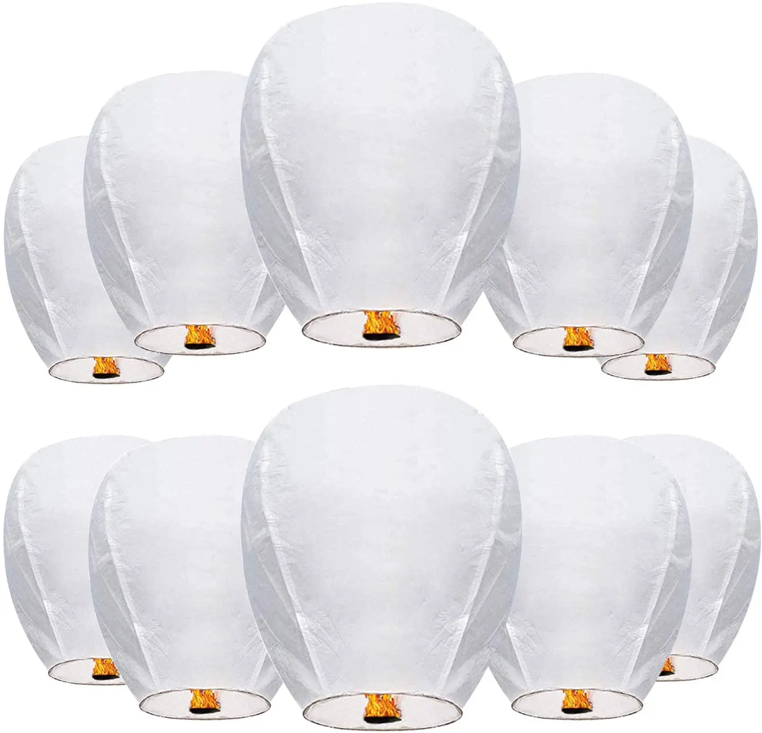 Высококачественная и недорогая 100% биоразлагаемая бумага, китайская белая бумага, летающее небо, фонари, биоразлагаемый летающий фонарь для желаний