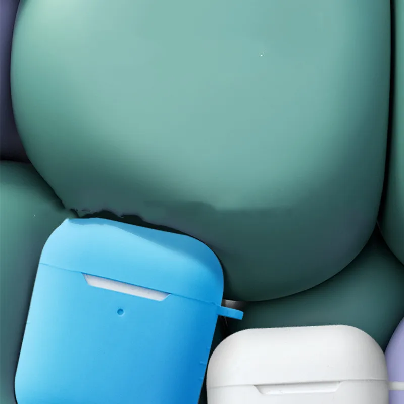 Оптовая продажа Силиконовый противоударный защитный чехол bluetooth наушники чехол для AirPod