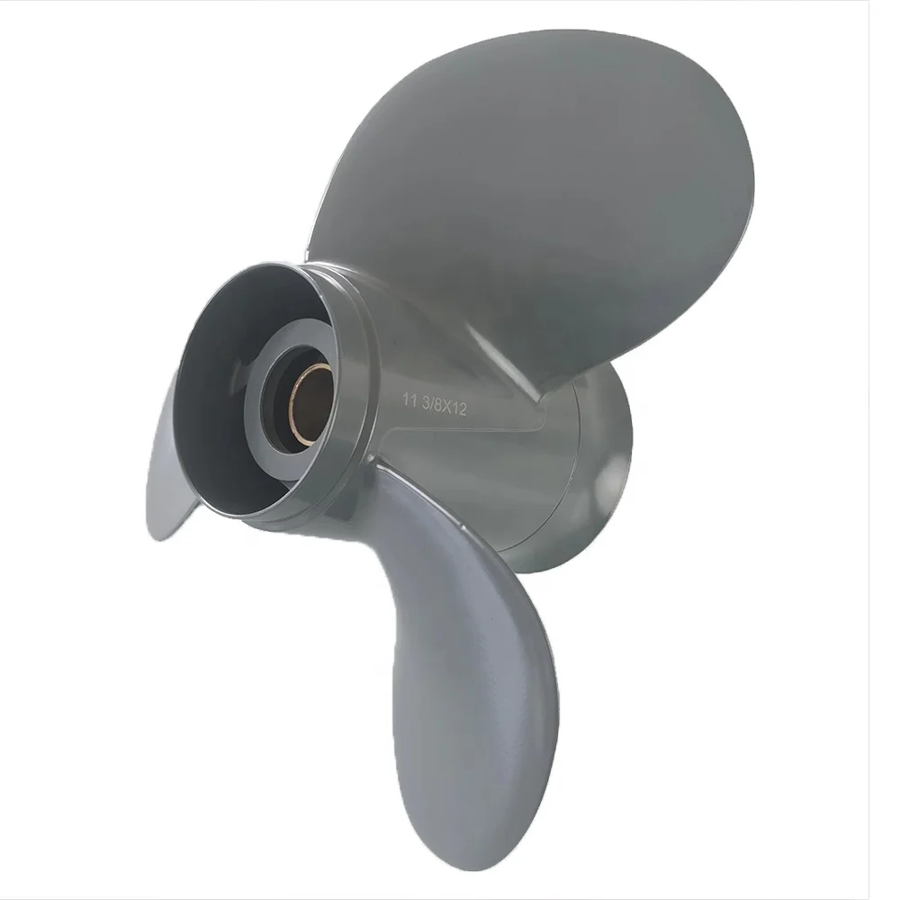 Factory Custom Most Popular inboard boat engines 12 1/4x9 ALUMINUM 35-60 HP Marine Propeller for HONDA