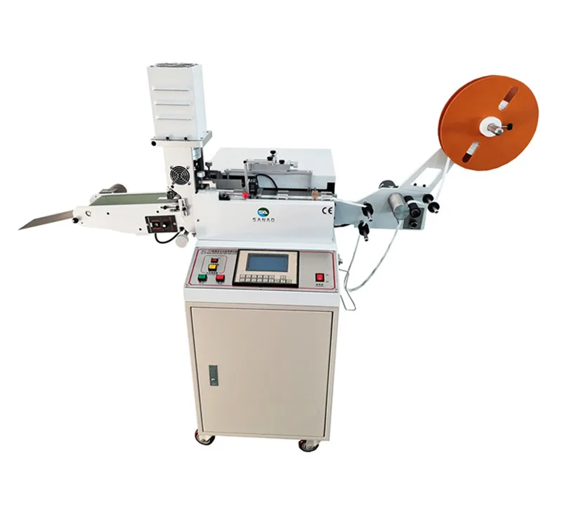 Автоматическая ультразвуковая машина для резки полиэфирной атласной ленты, полностью автоматическая машина для резки и складки этикеток