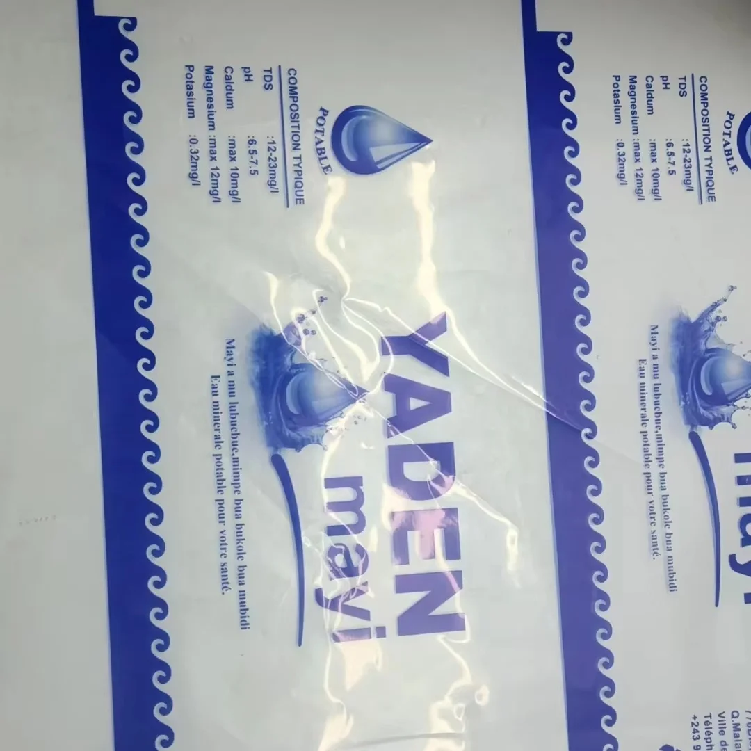 water sachets freezits Moisture Proof plastic roll for pouching sachet labeling to make 500ml sachets Ghana
