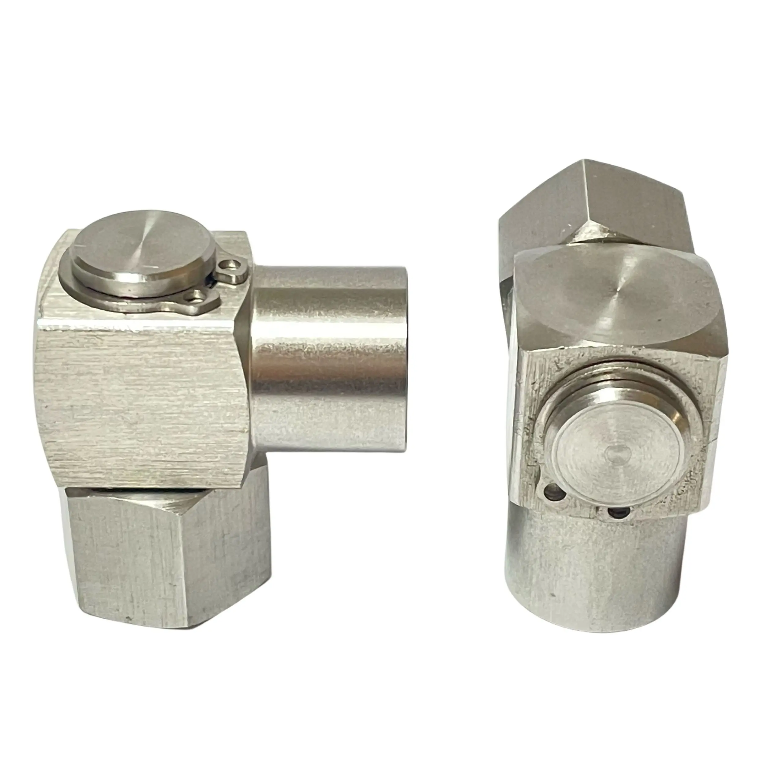 High pressure SUS304 90 degree stainless steel rotary elbow female to female thread swivel pipe fitting connector adapter