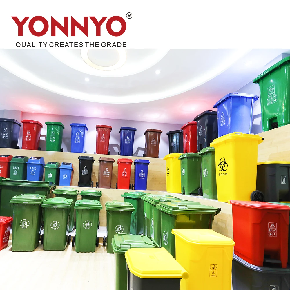 1100 liter trash can garbage bin waste barrel plastic dustbin
