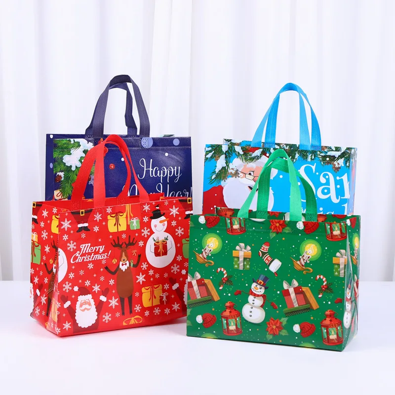 Women Cloth Custom Logo High Quality Tote Biodegradable Non Woven Bags With Screen Printing