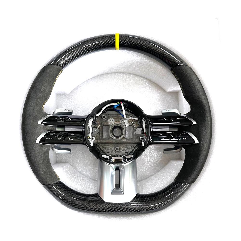Customized High Quality Real Carbon Fiber Steering Wheel For Mercedes-Benz AMG Series
