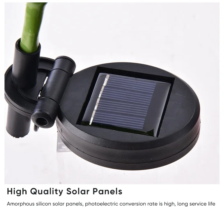 0.5W Waterproof Outdoor Garden Courtyard Decorative Sunflower Low Voltage Solar Led Light Flower Landscape Light