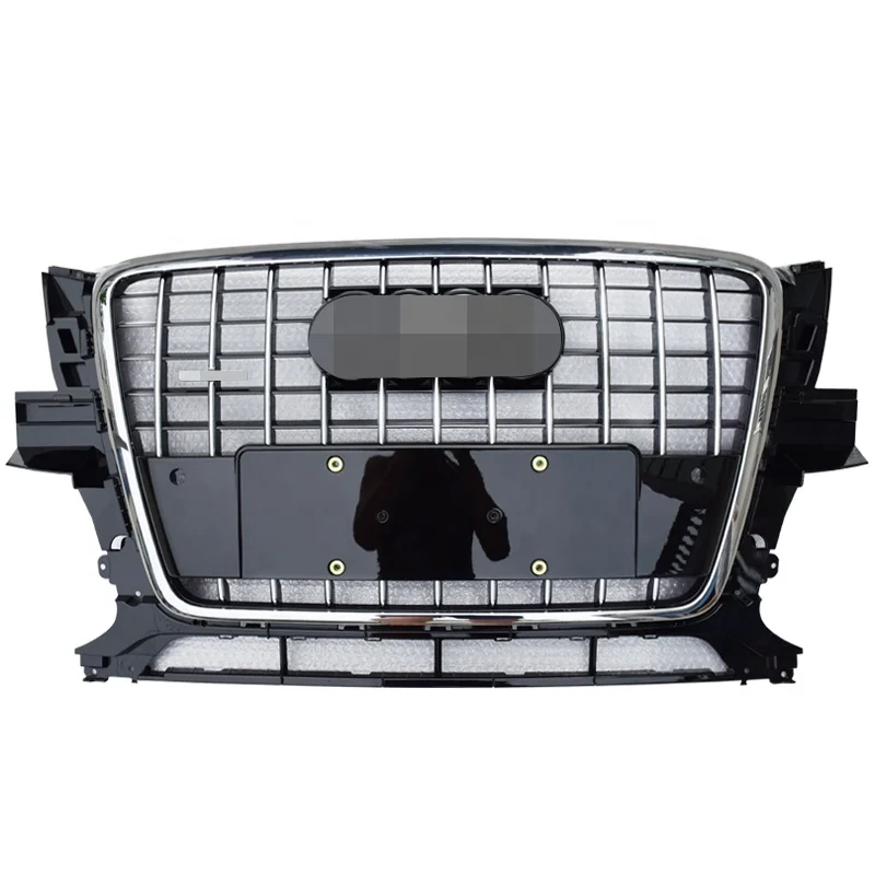 Подходит для 08-12 Audi Q5 комплект корпуса SQ5 обновленная Модифицированная хромированная решетка бампера из АБС-пластика