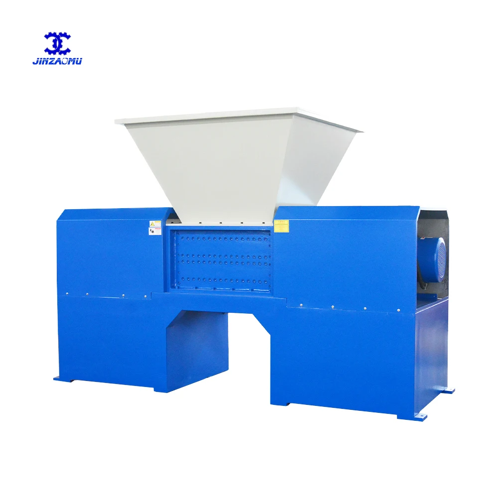 Long Service Life High Standard Double Shaft Large Furniture Plastic Shredder Machine