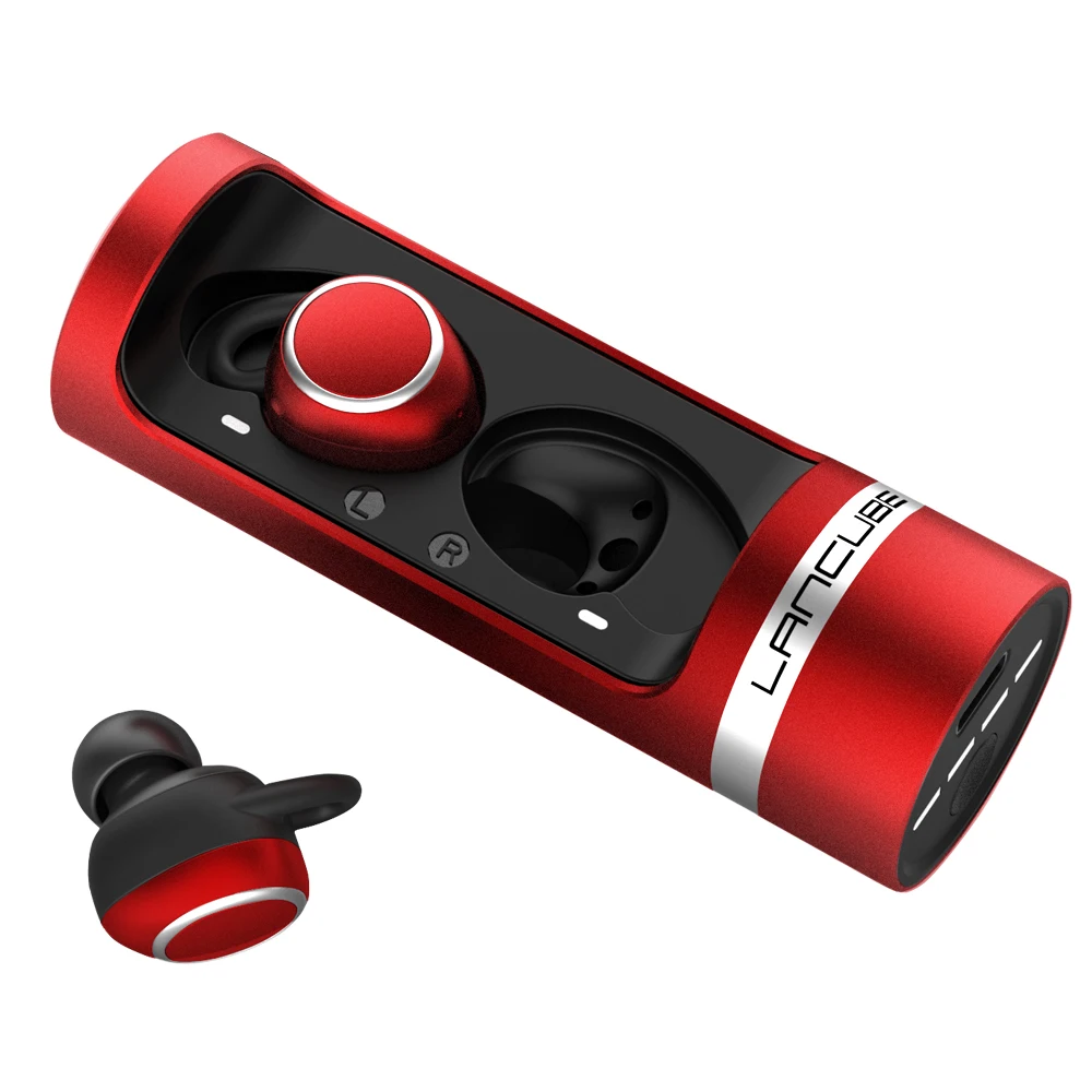 ько Цвет IPX-7 Водонепроницаемый мини Ультра маленький спортивный бинауральные наушники шум шумоподавления беспроводные наушники