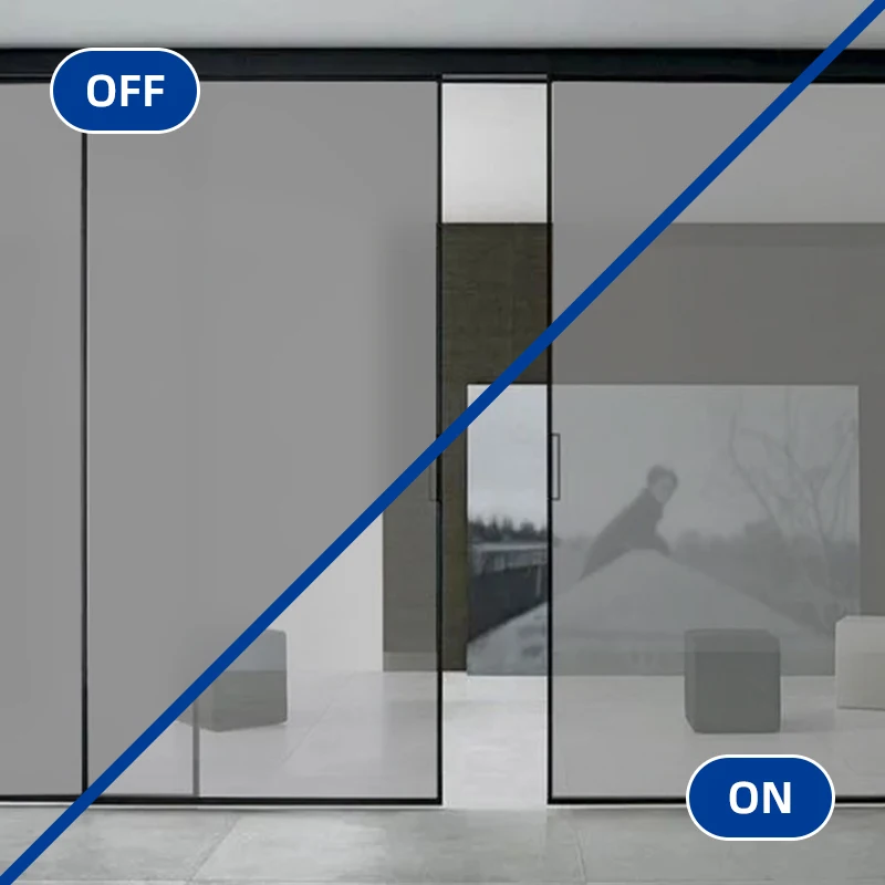 Maker Price Self-adhesive Custom-made Pdlc Film Smart Glass for Shower Room