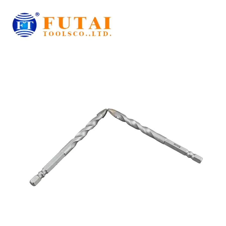 Fu Tai Masonry Drill Bits For Glass Tile Ceramic Drill Bit Carbide Spear Tipped Ceramic Porcelain Tile Glass Drill Bit