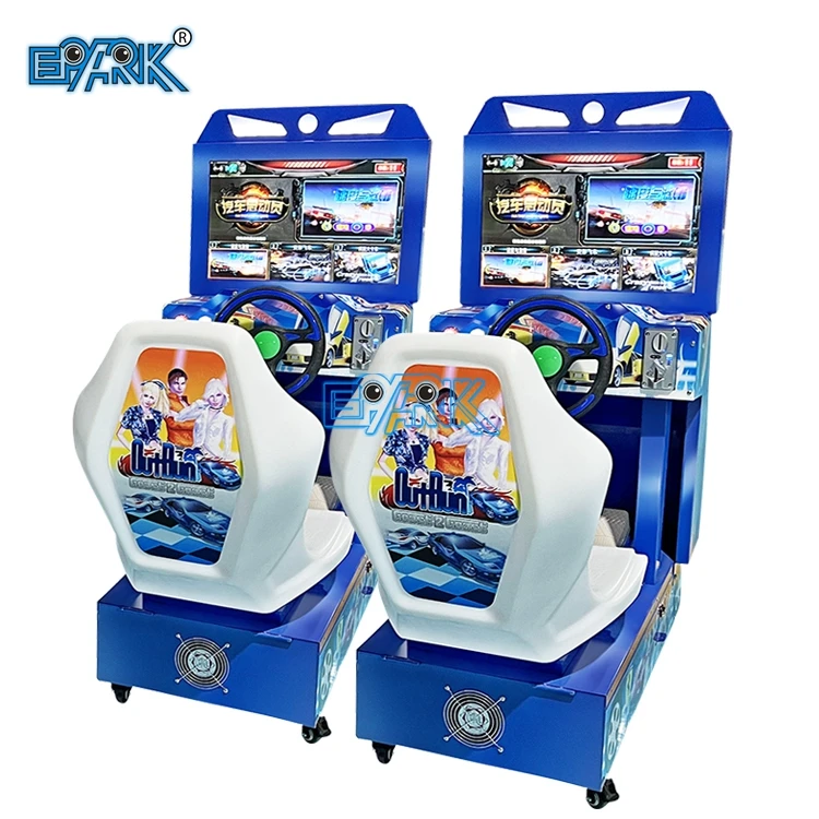 EPARK 22 Inch Lcd Coin Operated Video Arcade Outrun Electronics Kids Racing Car Children Games Machine