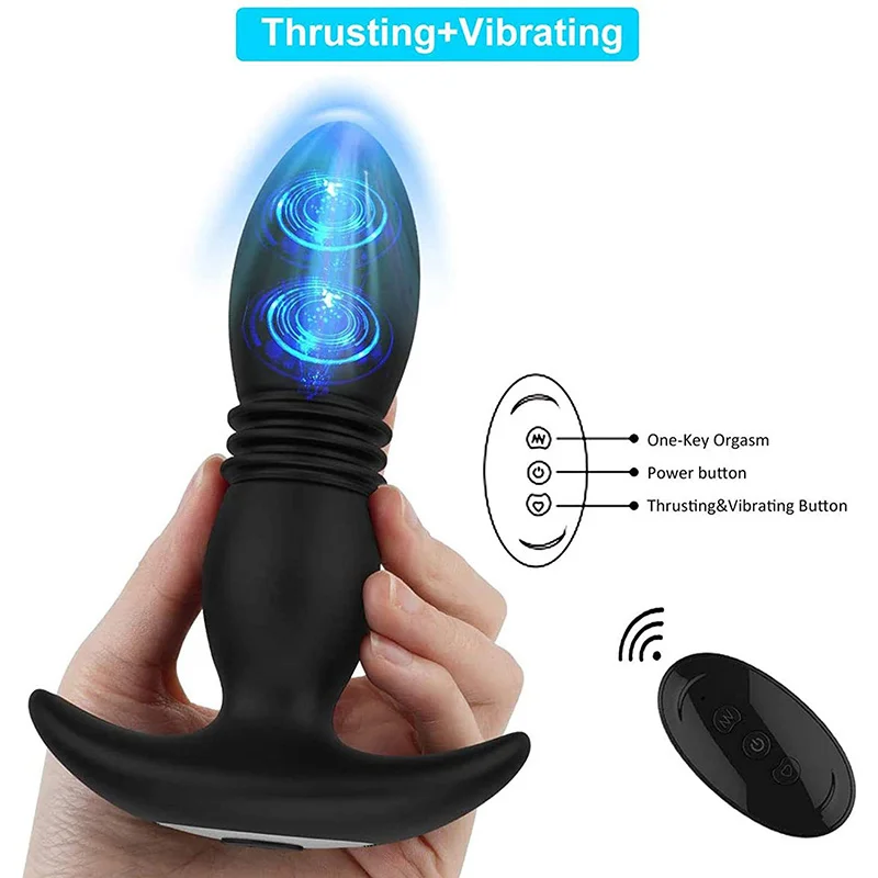 Sex Toys Wearable Vibrating Anal Sex Toys Machine Vagina Thruster Vibrator Adult Thrusting butt Plug Prostate Massager for Women