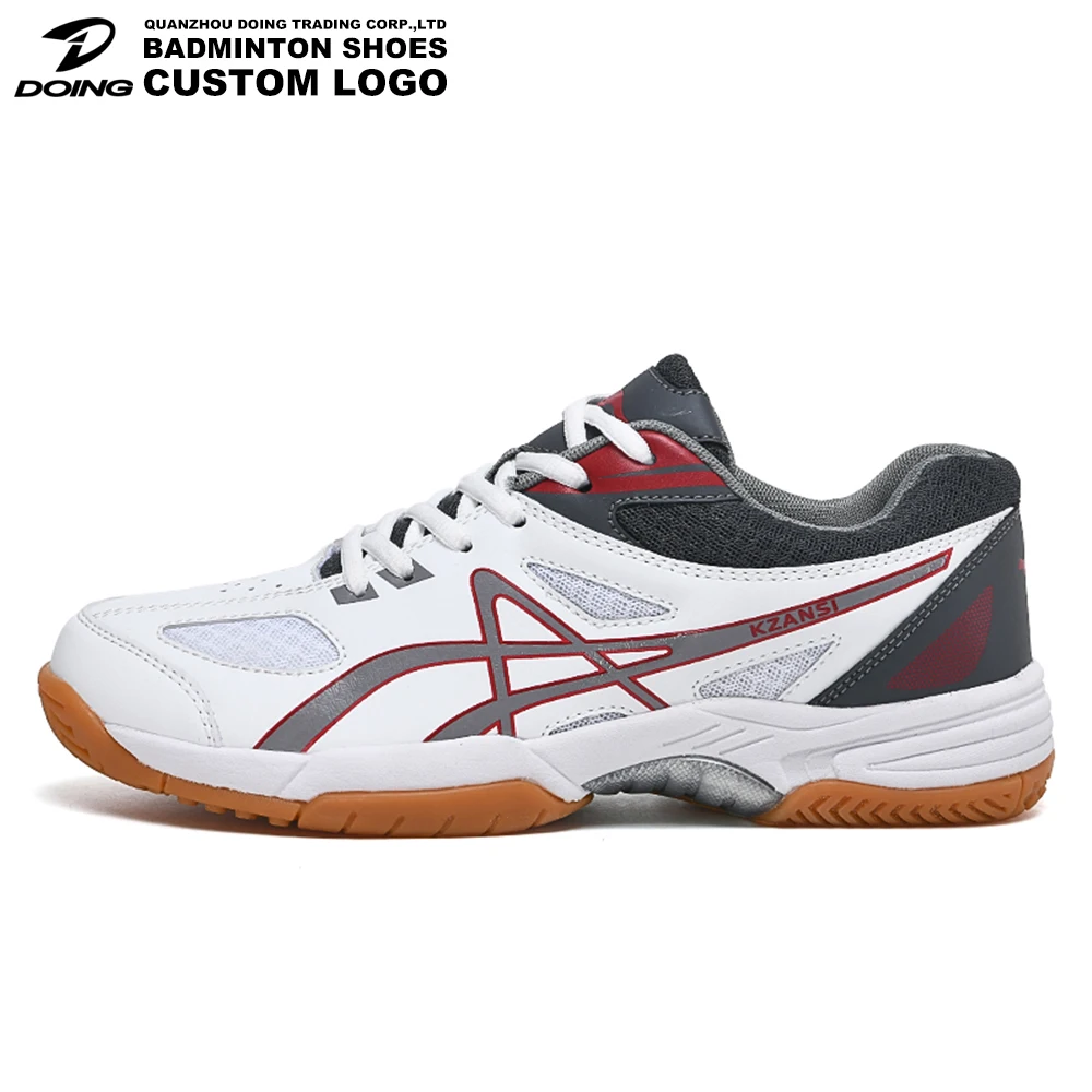 Factory Wholesale Trendy Durable Casual Popular Lace-Up Jump Sport Couple Indoor Light Flexible Men Woman Badminton Shoes