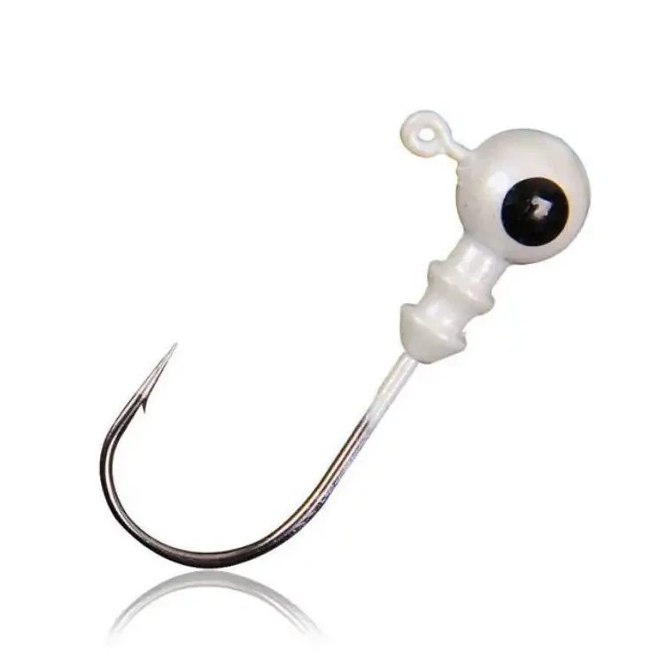 Jig Head Fishing Hook 5g 7g 10g Silver Buzz Lead Jigs Head Hooks Soft Lure